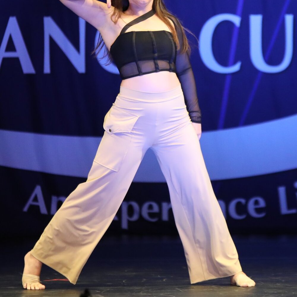 Kelle AM Black/Tan Dance Costume